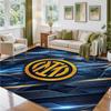 Borussia Dortmund Design Crystal Velvet Rug Soft Decorative Mat for Bedroom Entrance