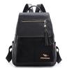 Women's Tassel Backpack Large Capacity Soft Leather Travel Backpack Student School Bag