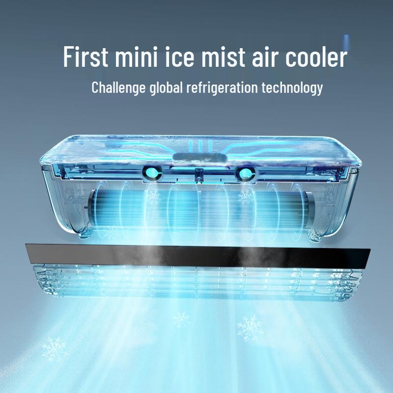 Aiden 2025 Wall-Mounted Rechargeable Air Conditioner Fan with Remote Control