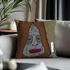 Trending SSassy the Sasquatchead Cushion Cover Antidustmite Pillowcase Invisible Zipper Silky Short Plush Sofa Cushion Cover