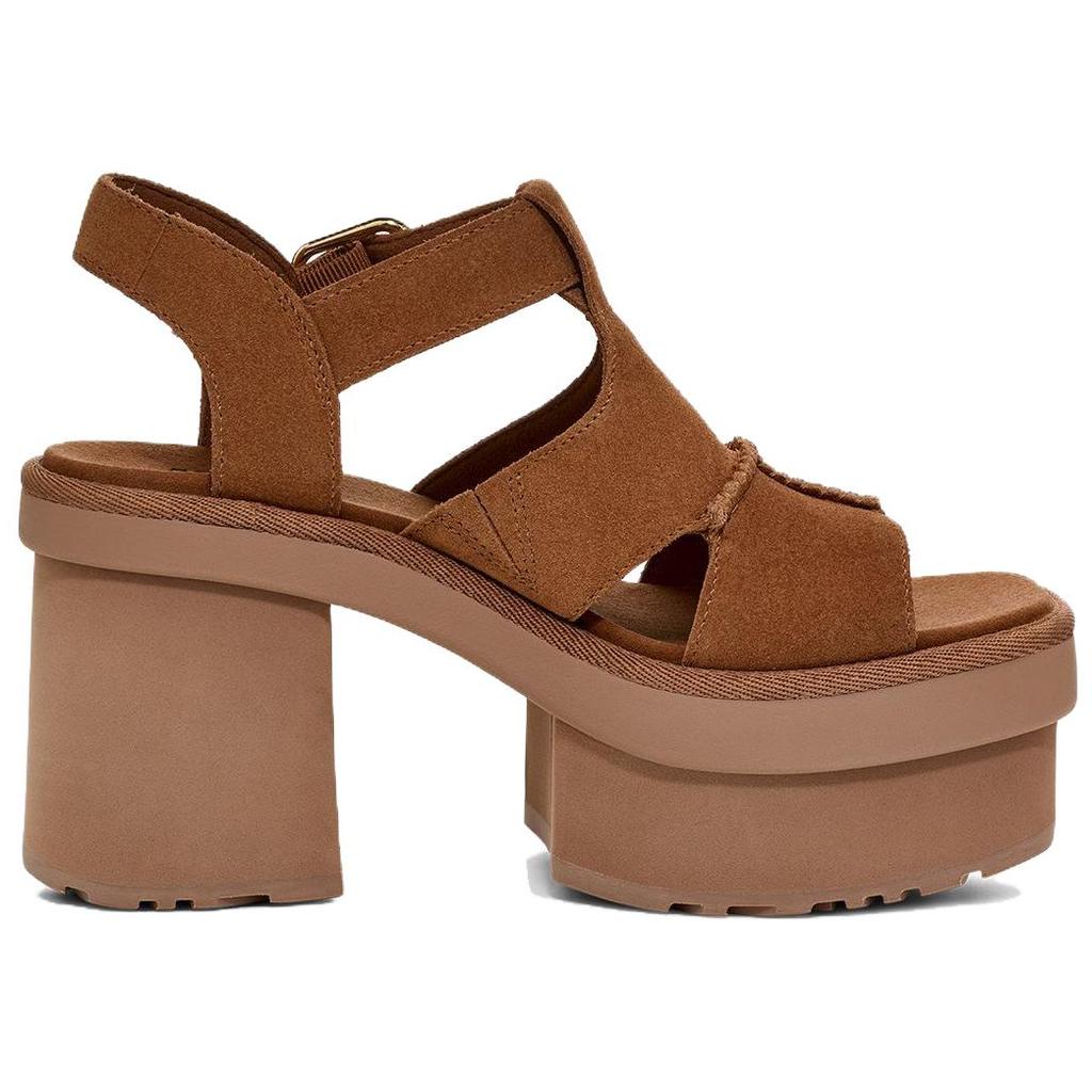 UGG New Heights Fashionable One Strap Sandals Women Sandals Brown 1167478-CHE