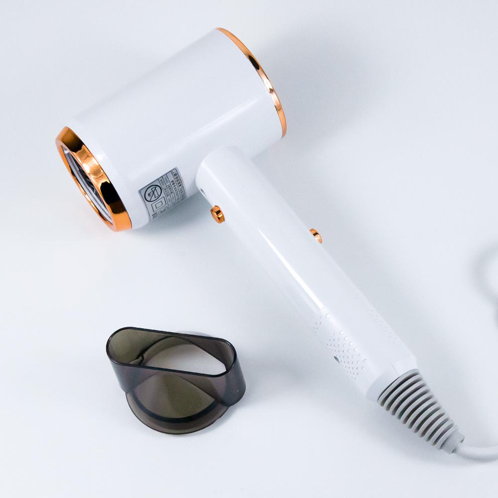 Gradient Color Hair Dryer with High Power, Blue Light, and Hot/Cold Settings