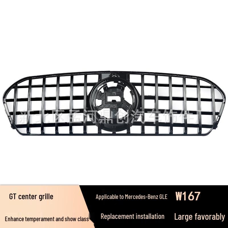 

Mercedes-Benz GLE W167 GT Style Front Grille Air Intake Accessory GT Black High Config