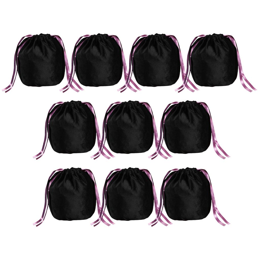 10 Pcs Pumpkin Gift Bags Little Hallowee Gift Bags With Drawstring Thanksgiving Pumpkin Candy Bags For Gift Goodies Candy Snacks