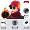 OEING Men's USB Heated Winter Earmuff Beanie