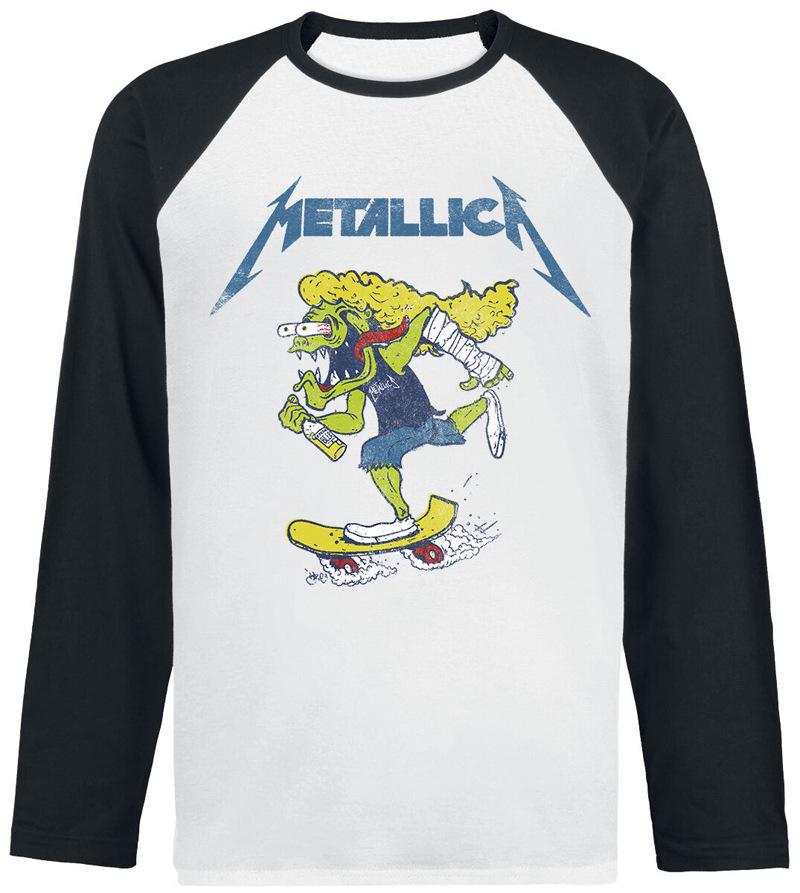 Metallica King of Metal Langarm-Rock-Punk-Pullover für Herren