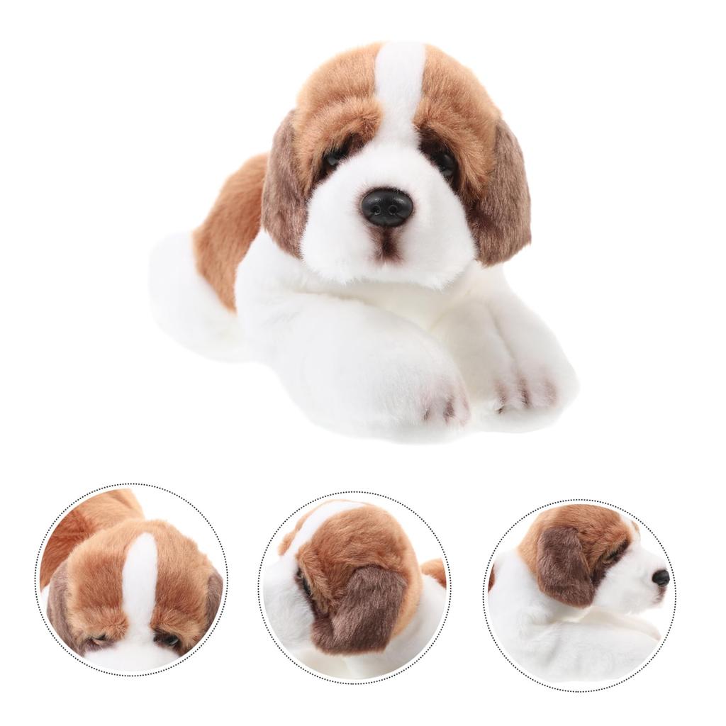 KICHOUSE Simulation Dog Plush Toy Figure, Anime Character Animal Figurine, Cute Interior Toy, Kids Birthday Gift, Stuffing Plush Figure, Plush Doll