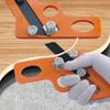 Woodworking Edge Corner Planer Edge Banding Arc Trimming Blade for Scraper Board PVC Binding Edge Trimmer Deburring Tool