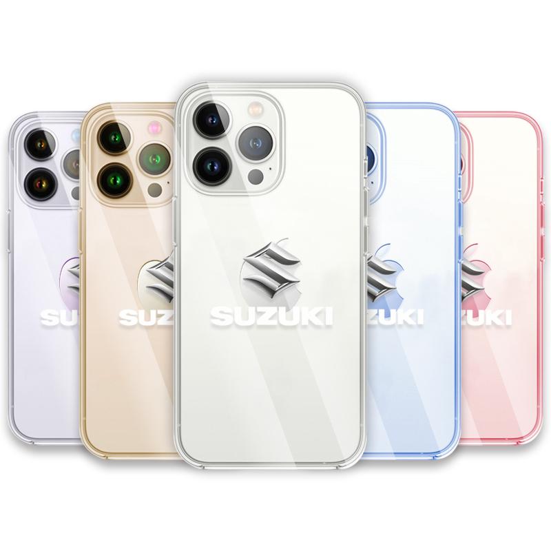 Car Logo Transparent Phone Case For Suzuki Celerio
