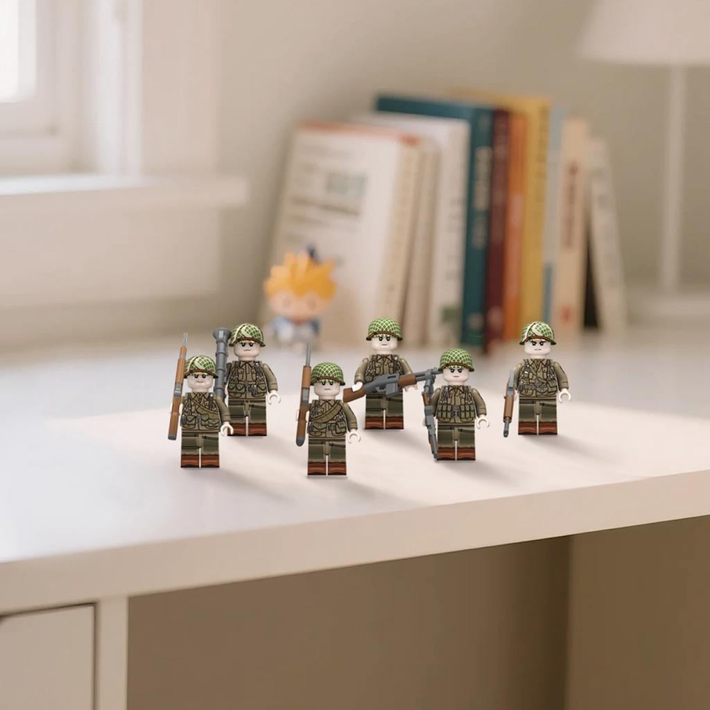 6 stk Barnebyggeklossfigurer er de beste gavene til barn