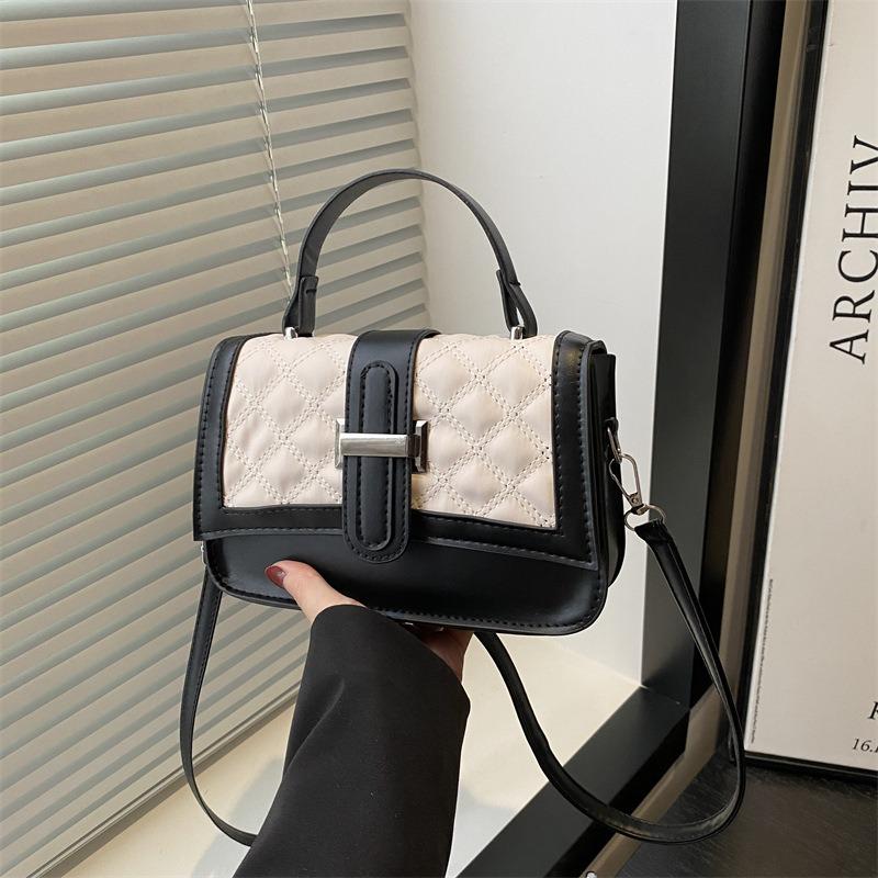 Simple New Diamond Embroidery Thread Women's Color Matching Large-capacity Exquisite Shoulder Messenger Bag