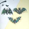 Vintage Silver Shell Bat Brooch Pendant With Animal Design For Women And Men