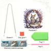 2025 Easter Bunny Diamond Art Hanging Pendant Diamond Painting Home Decor 5D DIY Diamond Painting Dots Pendant for Window Decor