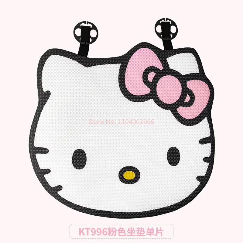 Sanrio Hello Kitty Autositz Stuhl Kissen Netzoberfläche Netz Rutschfestes Stuhlkissen Massage Kinder Auto Rücken Gesäß Kissen