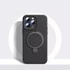 Magnetic Kickstand Liquid Silicone Phone Case For MagSafe iPhone 17 Air 16 Plus 15 14 13 12 Pro Max 17Pro 16Pro Shockproof holder Protective Cover