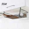 Durable Hanging Basket Strong Load-bearing Large Capacity Simple Under-table Storage Installation Under-Cabinet Shelf Organizer Slide-in Versatile