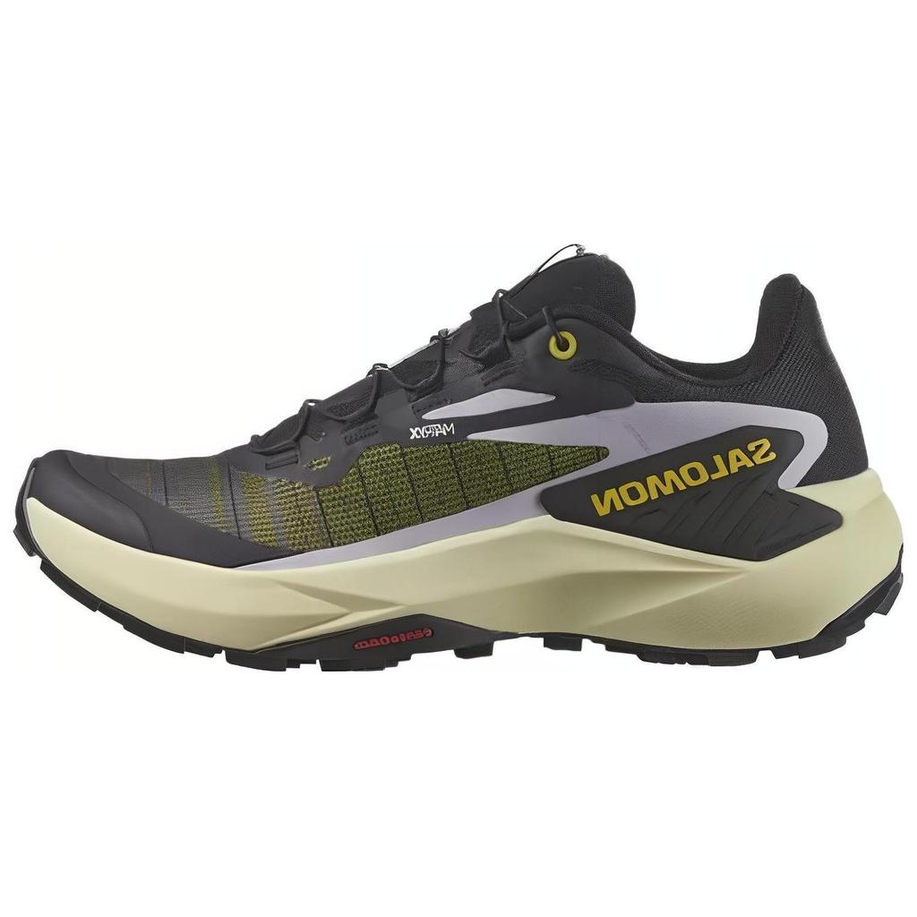 Salomon Genesis Comfortable Versatile Simple Low-Top Outdoor Functional Shoes Women Shoes Black Yellow Purple 474437