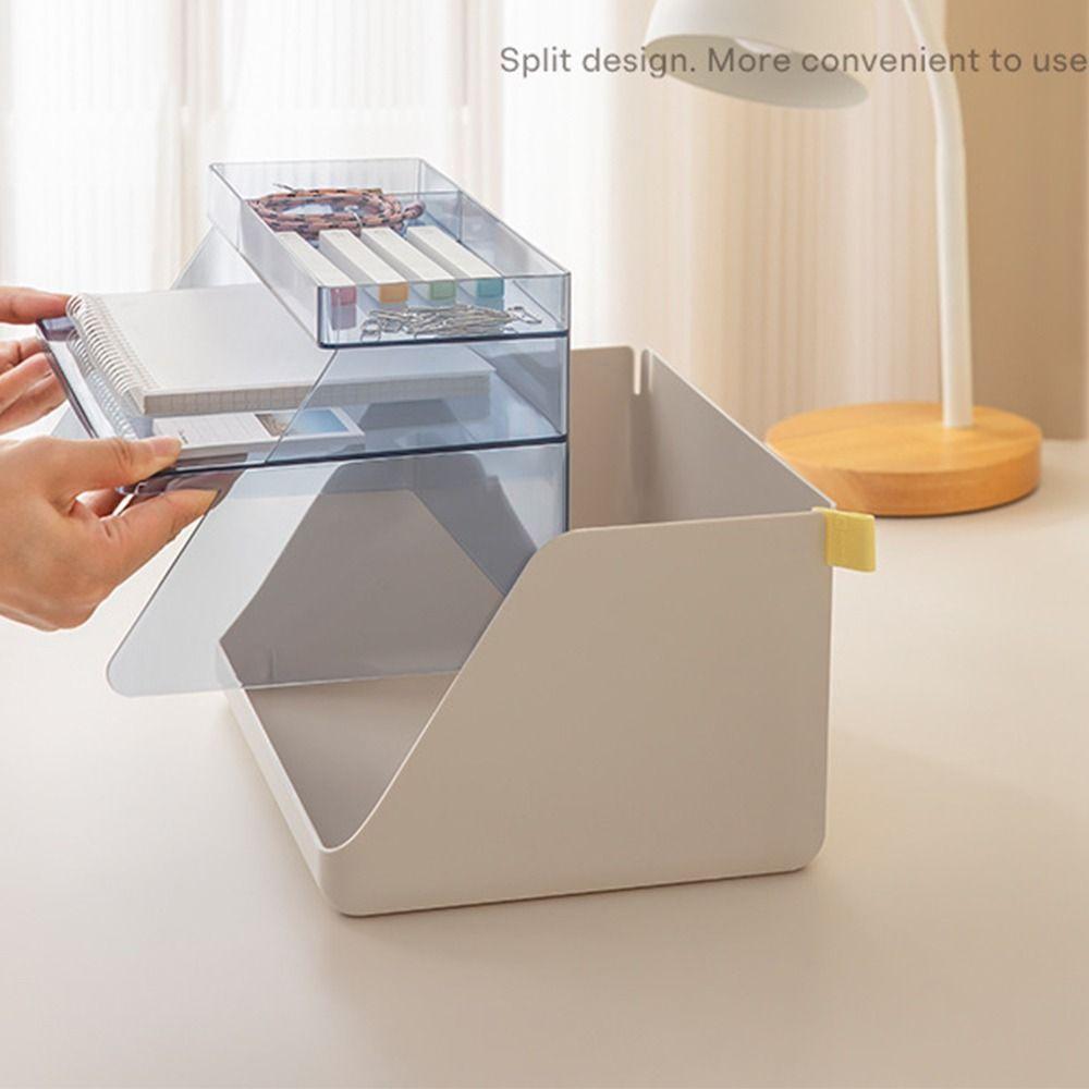 Space Saving File Paper Holder Large Capacity Desktop File Holders Book Storage Rack  School