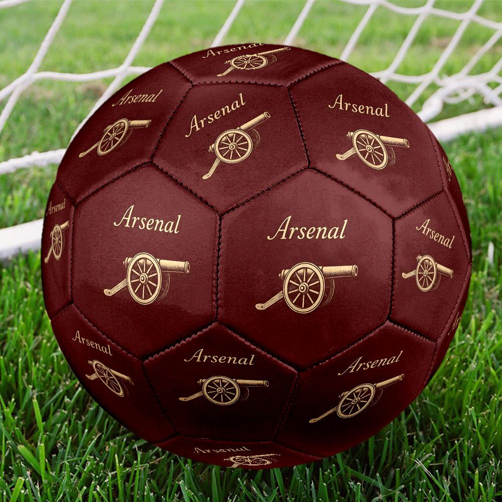 Cresta del Football Club Arsenal Pallone da Calcio Misura 5 Cucito a Macchina per Allenamento e Partite Indoor/Outdoor Accessori per il Calcio