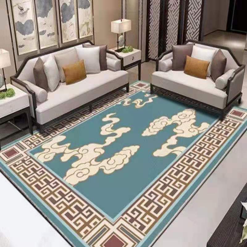 Prabangūs dideli svetainės kilimėliai kinų stiliaus kavos staliukai kilimai miegamojo dekorui Neslystantys plaunami grindų kilimėliai įėjimo kilimėlis