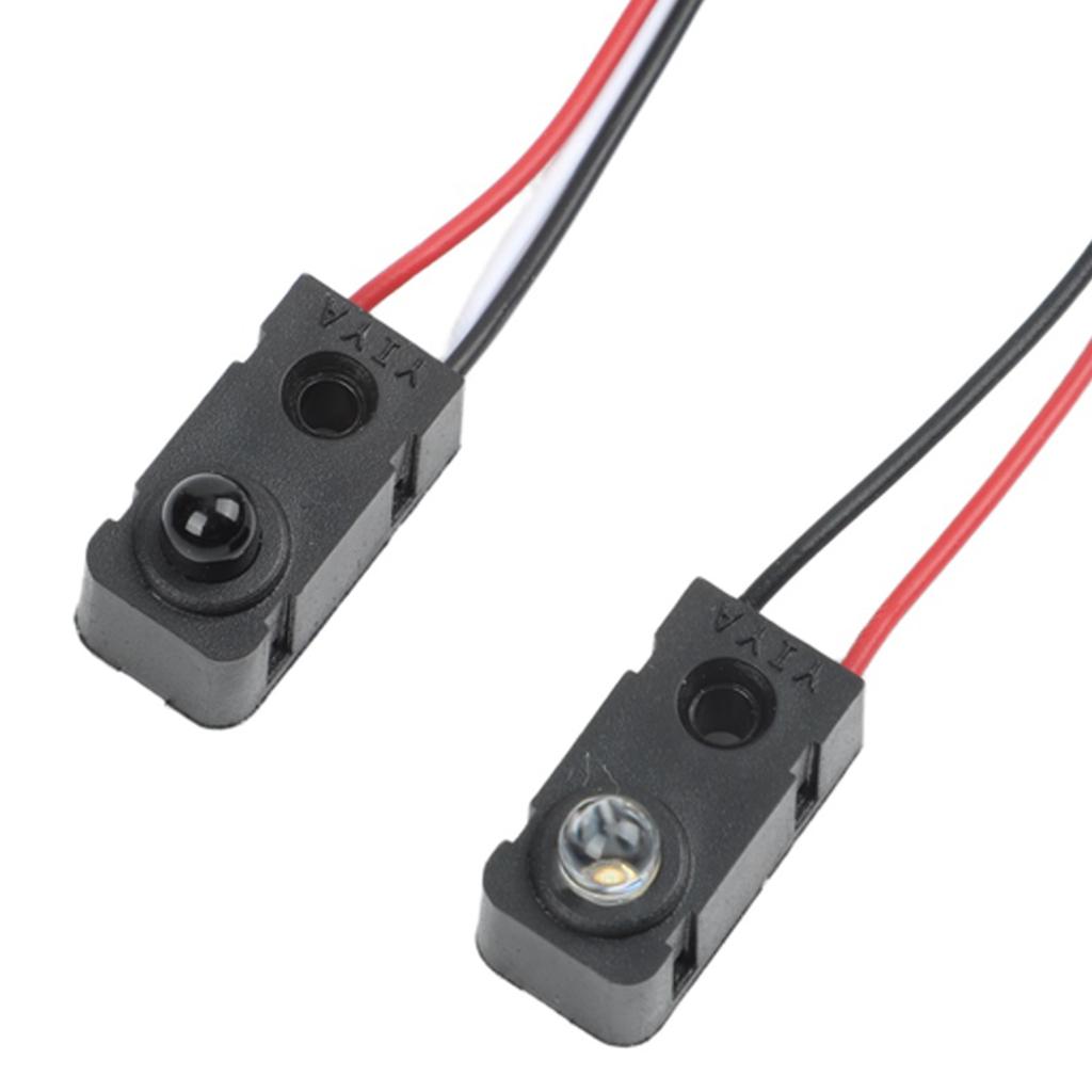 5Pcs Plastic Sensor Kits For IR Break Beam Sensor LEDs Counting Module Split Distance Sensor Power Tools