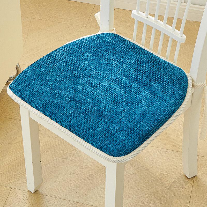 Universal Chenille Non-slip Seat Cushion for All Seasons - Washable Dining or Classroom Chair Cushion for Long Sitting 40X40cm Square 1150₽