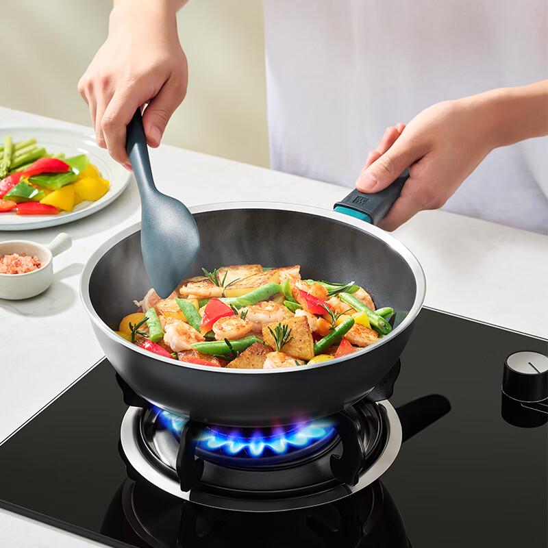 ZWILLING Titanium Ceramic Non-stick Deep Frying Pan, 28cm with Spatula