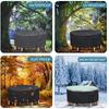 Oxford 210D Outdoor Wasserdicht Runde Möbelabdeckung Sofa Esstisch Schutz Terrasse Regen und Schnee Mahlzeit Zhuo Staubschutz