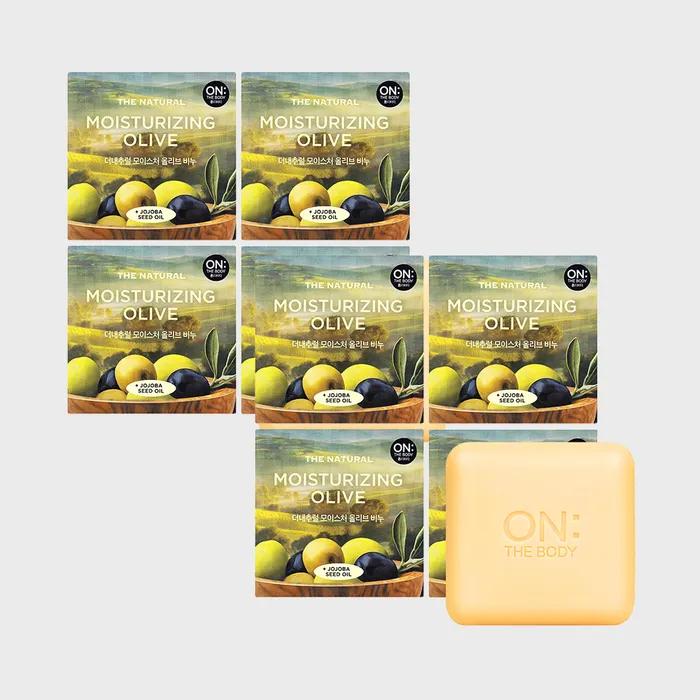 ON THE BODY _On the Body The Natural Olive Soap 90g 4 Packs X 2