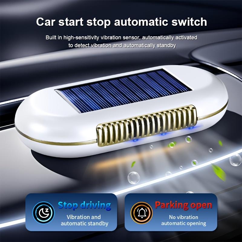Solar Powered Car Air Purifier with Automatic Operation Parking Start Solar Charging Long Battery Life