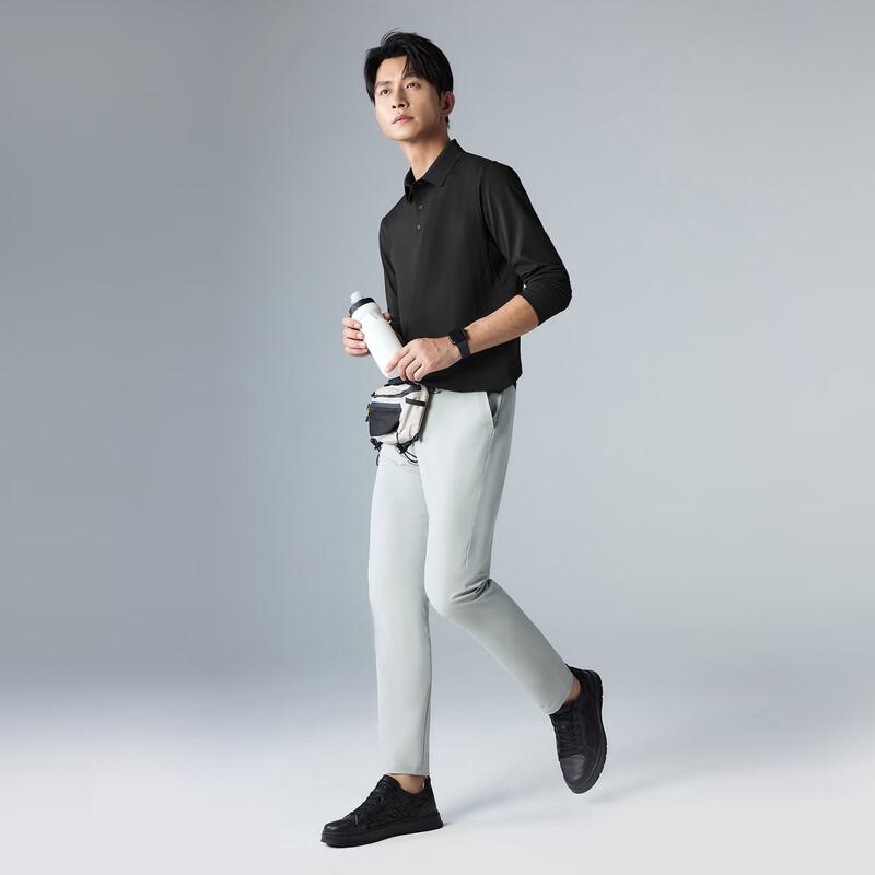 Lilang Men's Long-Sleeve Business Polo Shirt