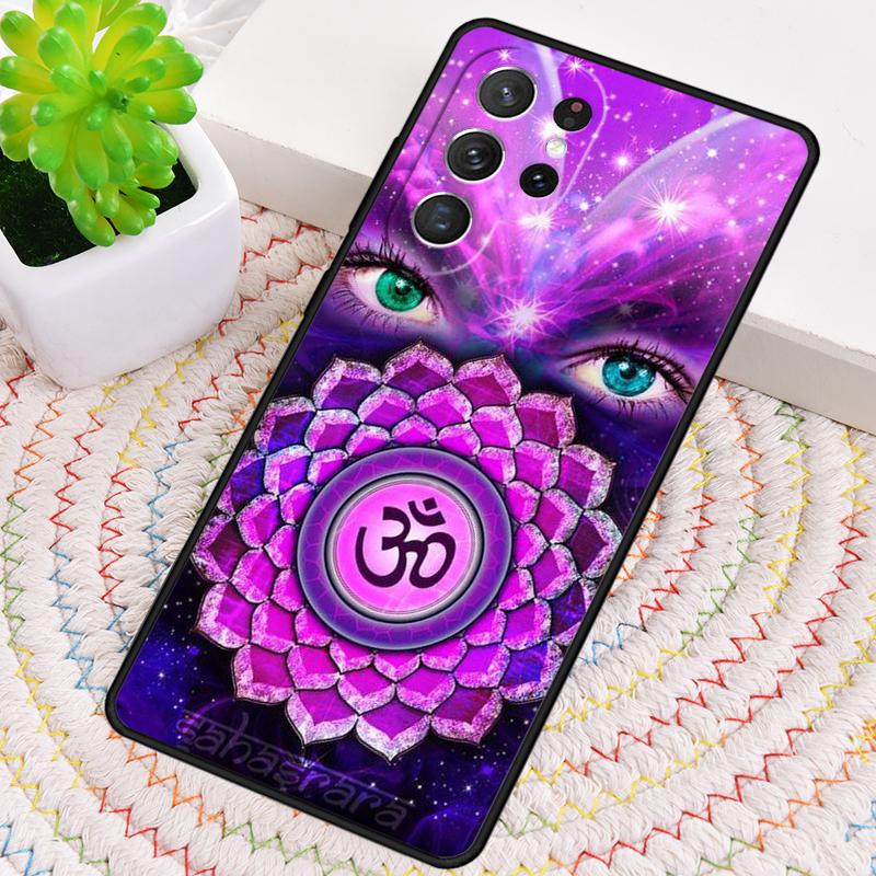 Aum om Namaste Symbol Zen soft Phone Case for Samsung Galaxy note 10 pro S26 Ultra S23 S24 FE S25 S21 S22 PLUS shockproof Cover