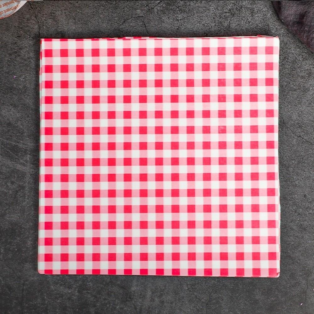 100 Stück Mehrfarbig Fettbeständiges Backpapier Vorgeschnittene Blätter Sandwichpapier Hinterhof-Grill