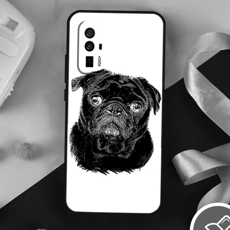 Cute Pug Dog Case For Xiaomi 13T 11T 12T Pro 12 Lite 13 14 Ultra POCO F6 F5 M6 X3 X5 X6 Pro F3 M5s Cover