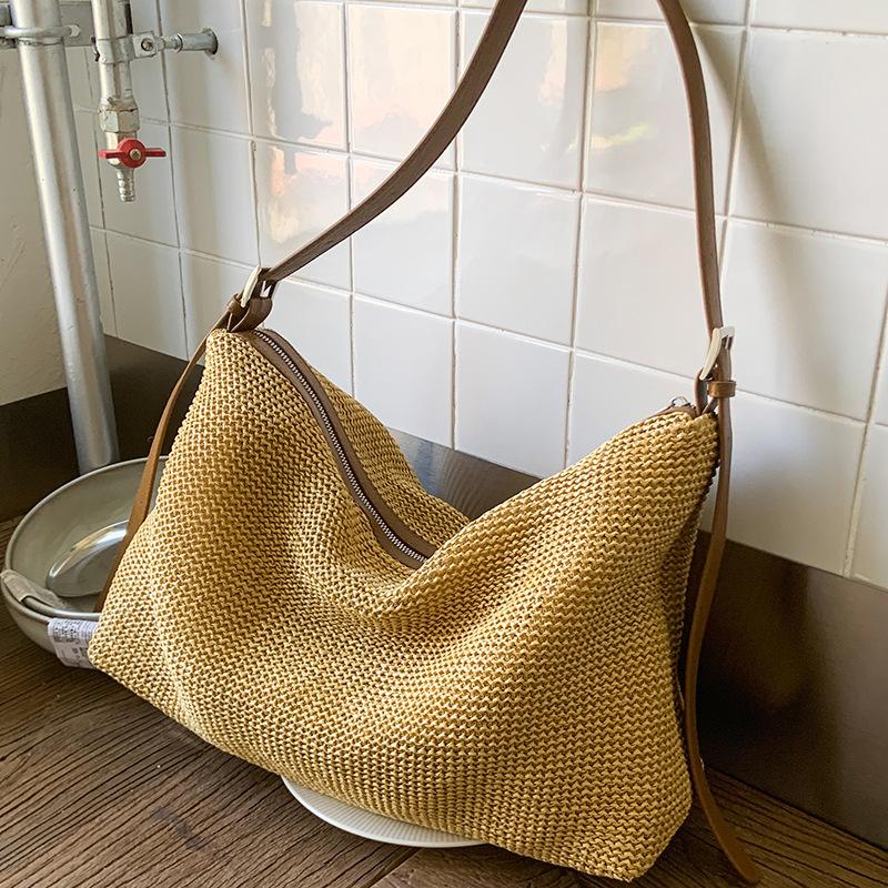 Tote Bag Large-capacity Single-shoulder Bag Vacation-style Beach Bag