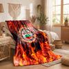 Southampton Football Print Flannel Blanket Soft Warm Sofa Bed Throw Blanket For Home Office Bedroom