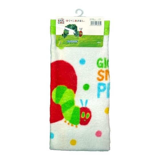 Hayashi Face Towel Approx. 34 x 80cm Hungry Caterpillar Smiling FP414000