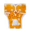 Washable Dogs Diaper Dog Paw Pattern Adjustable Dog Sanitary Panties Breathable Cozy Dogs Menstruation Pants Indoor Wear