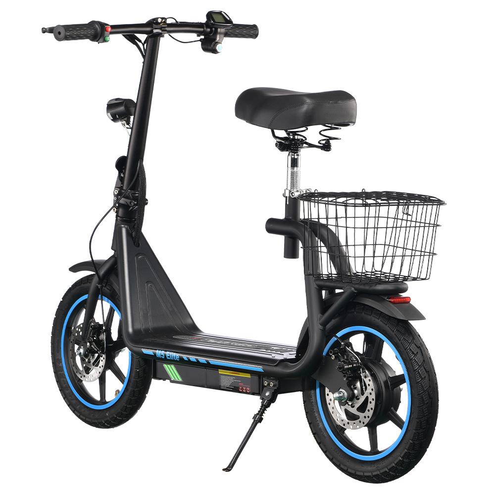 TWOFISH M5 Elite Elektrická koloběžka, 500W Motor, 48V 13Ah Baterie, 14palcová Pneumatika, 20km/h Maximální Rychlost, 30km Dojezd