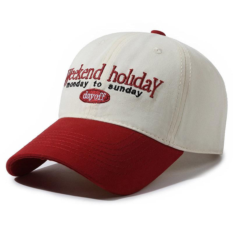 Весенне-осенняя кепка, бейсбольная кепка соответствующего цвета, женская кепка, уличная кепка красный