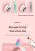 Luminous Cat Ear STN-28 Bluetooth Gaming Headphones