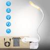 LED USB Rechargeable Portable Book Clip Lamp - Eye Protection Reading and Study Light