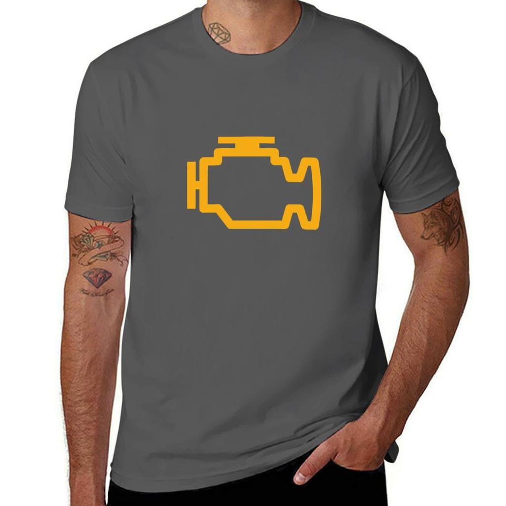 Check Engine Light Tshirt Cotton T Shirts Unisex 100 Funny T Shirts Cotton Cotton Tshirt 100 Tshirt