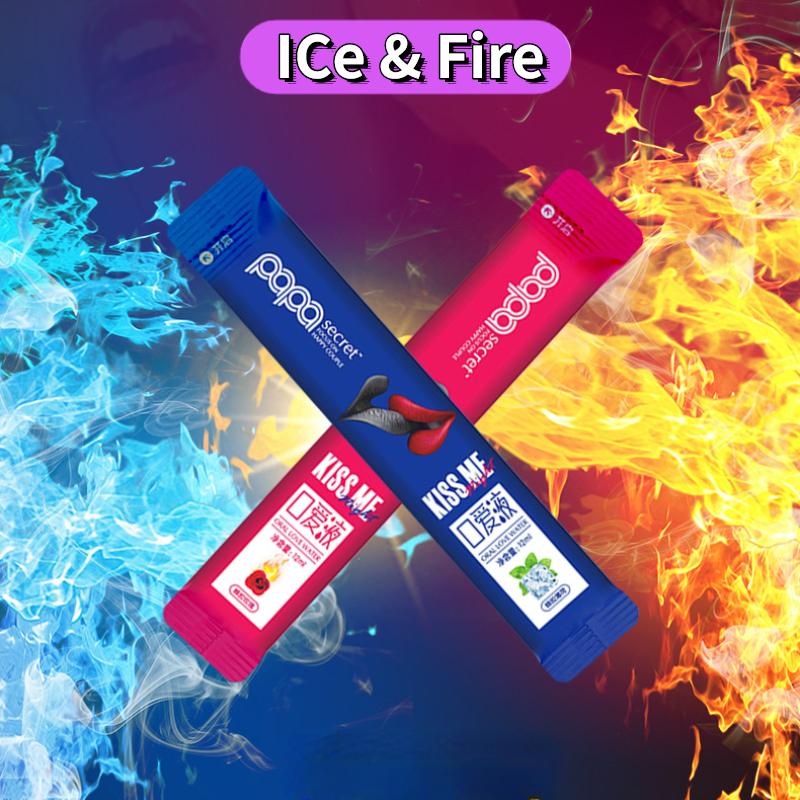 6pcs Oral Sex Water Liquid Edible Lubricant Strawberry Peach Flavor Ice Fire Lubricants Sex Toys for Women Men Couples Sex Shop