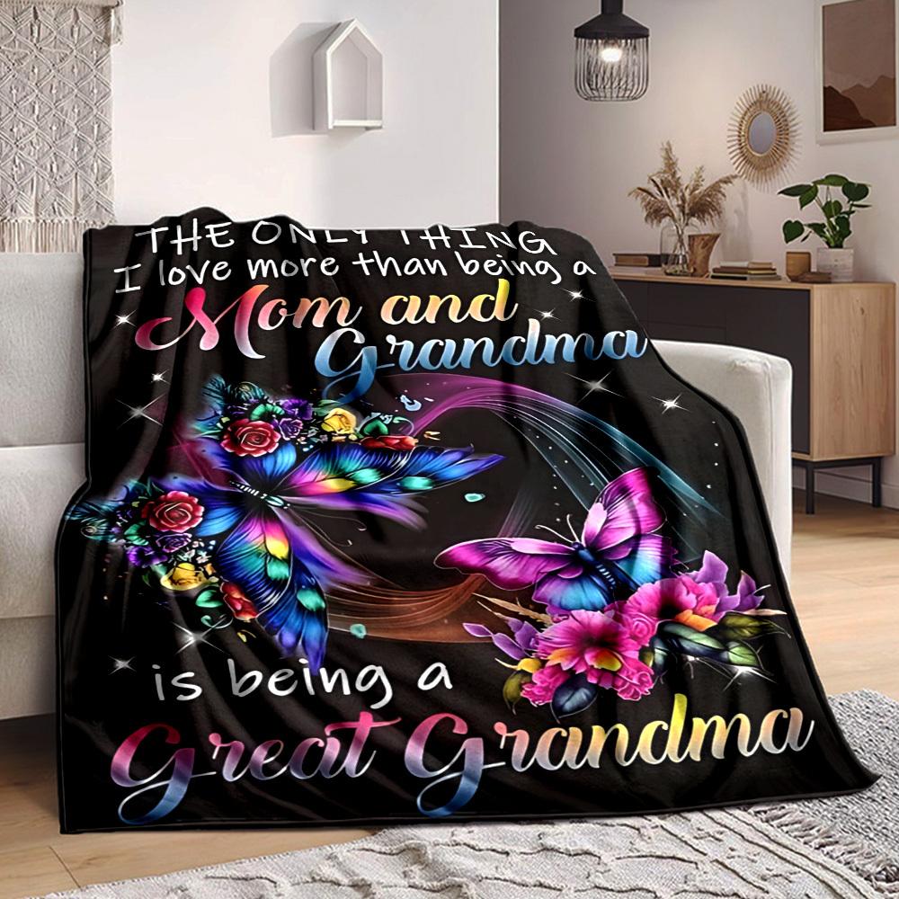 

1pc Mother s Day Gift Blanket - Perfect Gift for Birthdays, Christmas & Halloween- Soft, Warm & Versatile yy250909204 75x90cm