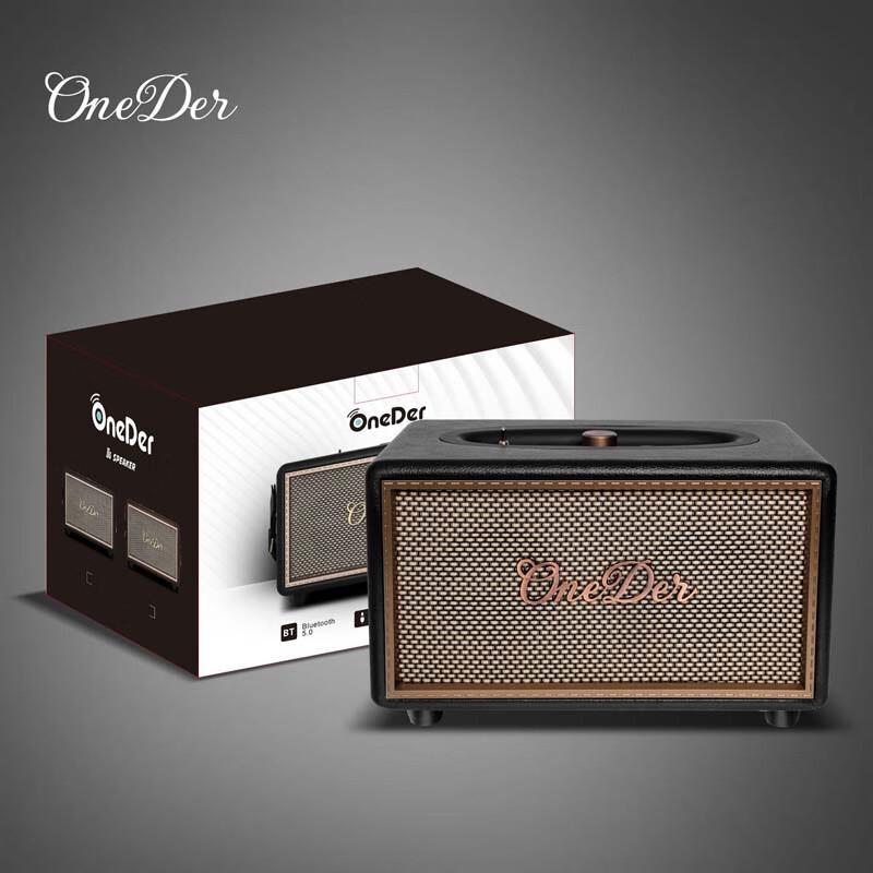 Huanda D6 Retro Bluetooth Speaker CN Plug (adapter Included)