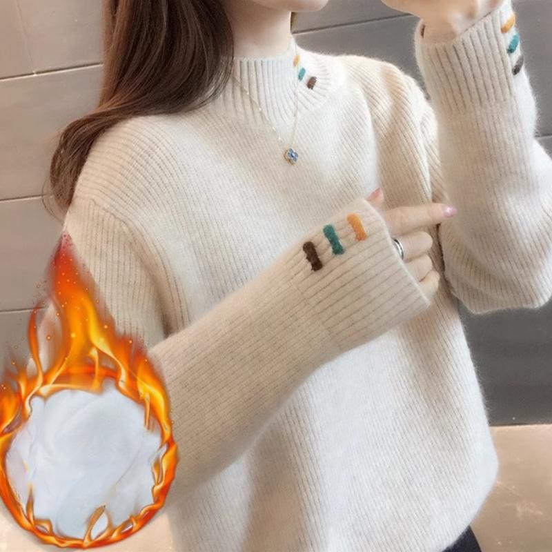 

Женские новые осенне-зимние женские наряды Утепленная бархатная трикотажная базовая рубашка Нижнее белье XXL