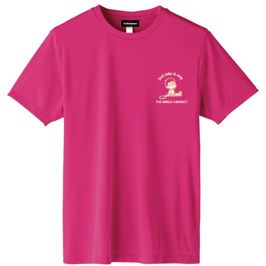 

The World Connect TWC I m DORAEMON Table Tennis T-Shirt, Pink, Size L