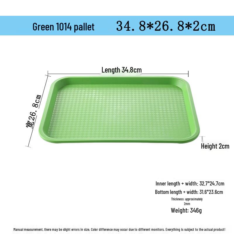 Multi-Purpose Anti-slip Plastic Serving Tray