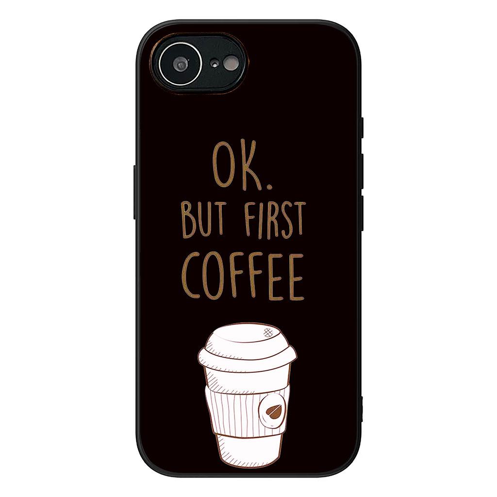 OK But First Coffee Book Christmas Cover for Samsung Galaxy A56 A26 A36 A10 A20 A30 A31 A32 A50 A51 A52 A53 A33 A12 A14 Case